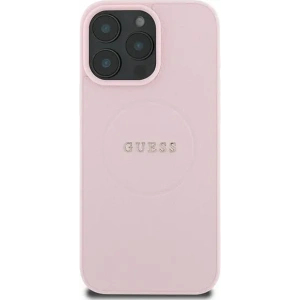 Hurtownia GSM - Fall Guess GUHMP15XPGHSMMP Apple iPhone 15 Pro Max Hardcase mit strukturiertem Ring MagSafe pink - GUE3552 - {ean13} - Hurt