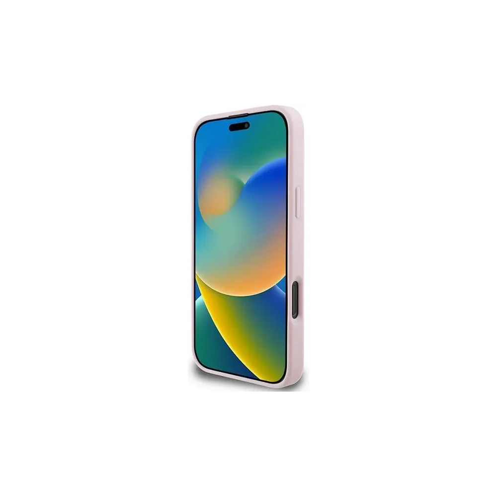 Wholesale Case Guess GUHMP15XPGHSMMP Apple iPhone 15 Pro Max hardcase Grained Ring MagSafe pink - GUE3552 - {ean13} - Hurt
