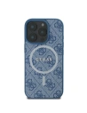 Hurtownia GSM - Eset Guess GUHMP16LG4GFRB Apple iPhone 16 Pro kemény tok 4G Ring Classic Logo MagSafe kék - GUE3553 - {ean13} - Hurt
