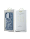 Wholesale Case Guess GUHMP16LG4GFRB Apple iPhone 16 Pro hardcase 4G Ring Classic Logo MagSafe blue - GUE3553 - {ean13} - Hurt