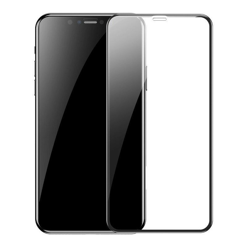 Baseus Distributor - 6953156211797 - BSU960 - Baseus 0.3mm Full-screen and Full-glass Tempered Glass Apple iPhone 11 Pro Max [2 PACK] - B2B homescreen