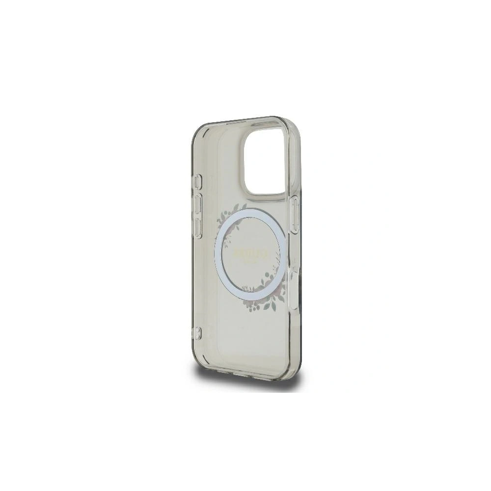Hurtownia GSM - Případ Guess GUHMP16LHFWFCK Apple iPhone 16 Pro tvrdý kryt IML Květy Věnec MagSafe černý - GUE3554 - {ean13} - Hurt