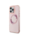 Wholesale Case Guess GUHMP16LHFWFCP Apple iPhone 16 Pro hardcase IML Flowers Wreath MagSafe pink - GUE3555 - {ean13} - Hurt