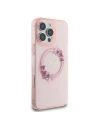 Wholesale Case Guess GUHMP16LHFWFCP Apple iPhone 16 Pro hardcase IML Flowers Wreath MagSafe pink - GUE3555 - {ean13} - Hurt