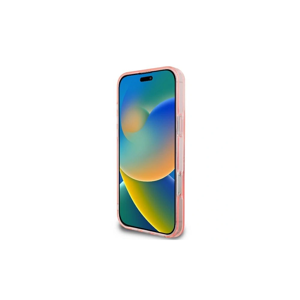 Wholesale Case Guess GUHMP16LHFWFCP Apple iPhone 16 Pro hardcase IML Flowers Wreath MagSafe pink - GUE3555 - {ean13} - Hurt