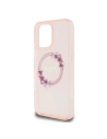 Wholesale Case Guess GUHMP16LHFWFCP Apple iPhone 16 Pro hardcase IML Flowers Wreath MagSafe pink - GUE3555 - {ean13} - Hurt