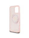 Wholesale Case Guess GUHMP16LHFWFCP Apple iPhone 16 Pro hardcase IML Flowers Wreath MagSafe pink - GUE3555 - {ean13} - Hurt