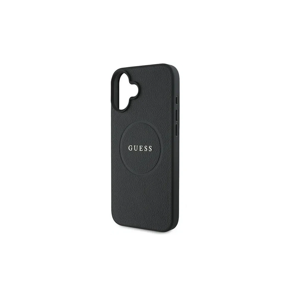 Hurtownia GSM - Fall Guess GUHMP16MPGHSMMK Apple iPhone 16 Plus Hardcase Geprägter Ring MagSafe schwarz - GUE3564 - {ean13} - Hurt