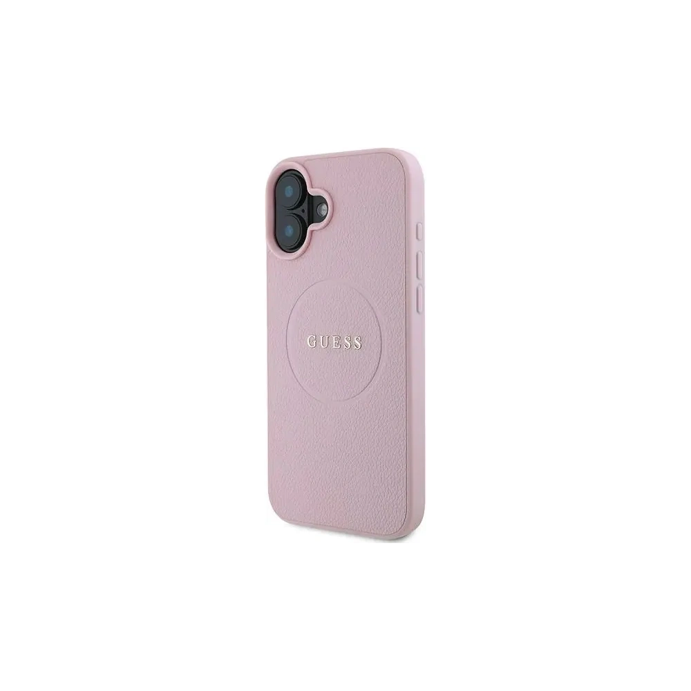 Hurtownia GSM - Fall Guess GUHMP16MPGHSMMP Apple iPhone 16 Plus Hardcase Geprägter Ring MagSafe rosa - GUE3565 - {ean13} - Hurt