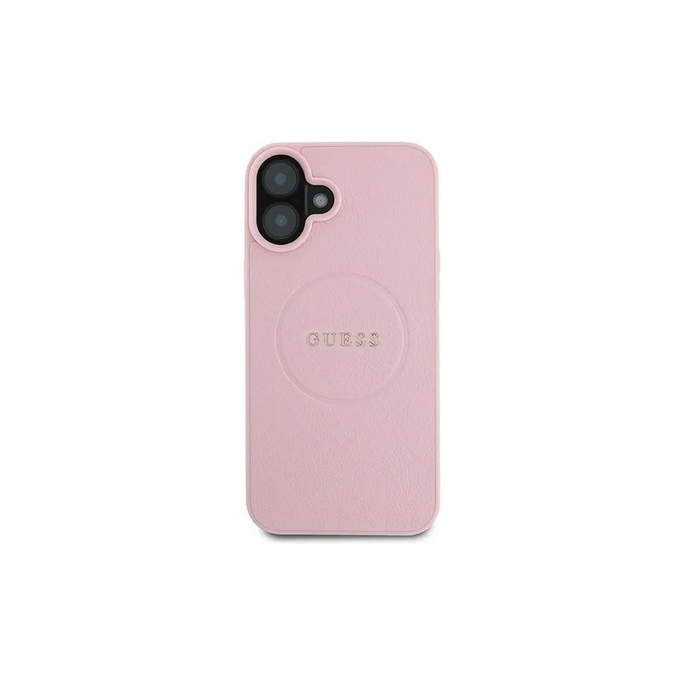Hurtownia GSM - Fall Guess GUHMP16MPGHSMMP Apple iPhone 16 Plus Hardcase Geprägter Ring MagSafe rosa - GUE3565 - {ean13} - Hurt