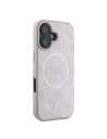 Hurtownia GSM - Eset Guess GUHMP16MPSAPSMEP Apple iPhone 16 Plus kemény tok Saffiano Peony Classic Logo MagSafe rózsaszín - GUE3568 - {ean13} - Hurt