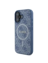 Hurtownia GSM - Eset Guess GUHMP16SG4GFRB Apple iPhone 16 keménytok 4G Ring Classic Logo MagSafe kék - GUE3569 - {ean13} - Hurt