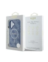 Case Guess GUHMP16SG4GFRB Apple iPhone 16 hardcase 4G Ring Classic Logo MagSafe blue - iPhone 16 - Guess