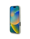 Caz Guess GUHMP16SPGHSMME husa dură Apple iPhone 16 Grained Ring MagSafe bej - iPhone 16 - Guess
