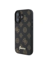 Fall Guess GUHMP16SPGPYSK Apple iPhone 16 Hartschale Peony Script MagSafe schwarz - iPhone 16 - Guess