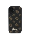 Fall Guess GUHMP16SPGPYSK Apple iPhone 16 Hartschale Peony Script MagSafe schwarz - iPhone 16 - Guess
