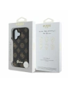 Fall Guess GUHMP16SPGPYSK Apple iPhone 16 Hartschale Peony Script MagSafe schwarz - iPhone 16 - Guess