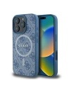 Case Guess GUHMP16XG4GFRB Apple iPhone 16 Pro Max hardcase 4G Ring Classic Logo MagSafe blue - iPhone 16 Pro Max - Guess