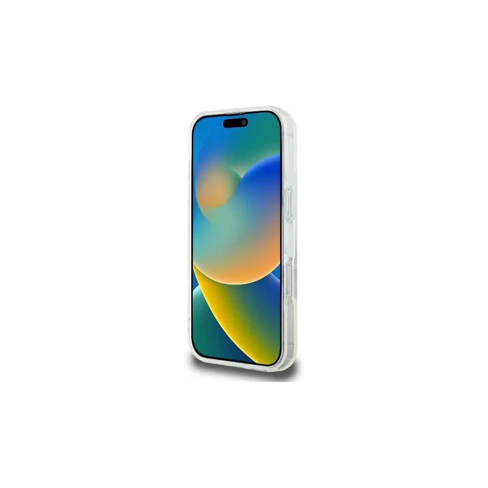 Wholesale Case Guess GUHMP16XHFWFCT Apple iPhone 16 Pro Max hardcase IML Flowers Wreath MagSafe transparent - GUE3579 - {ean13} - Hurt