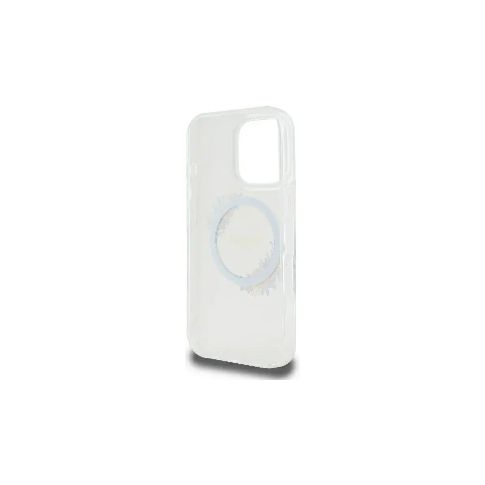 Wholesale Case Guess GUHMP16XHFWFCT Apple iPhone 16 Pro Max hardcase IML Flowers Wreath MagSafe transparent - GUE3579 - {ean13} - Hurt
