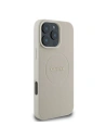 Hurtownia GSM - Eset Guess GUHMP16XPGHSMME Apple iPhone 16 Pro Max keménytok Grained Ring MagSafe bézs - GUE3580 - {ean13} - Hurt