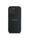 Hurtownia GSM - Případ Guess GUHMP16XPGHSMMK tvrdý obal Apple iPhone 16 Pro Max Grained Ring MagSafe černý - GUE3581 - {ean13} - Hurt