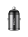 Hurtownia GSM - Mini ładowarka samochodowa Baseus Tiny Star USB-C, QC 4.0+, PD, 30W (szara) - BSU962GRY - {ean13} - Hurt