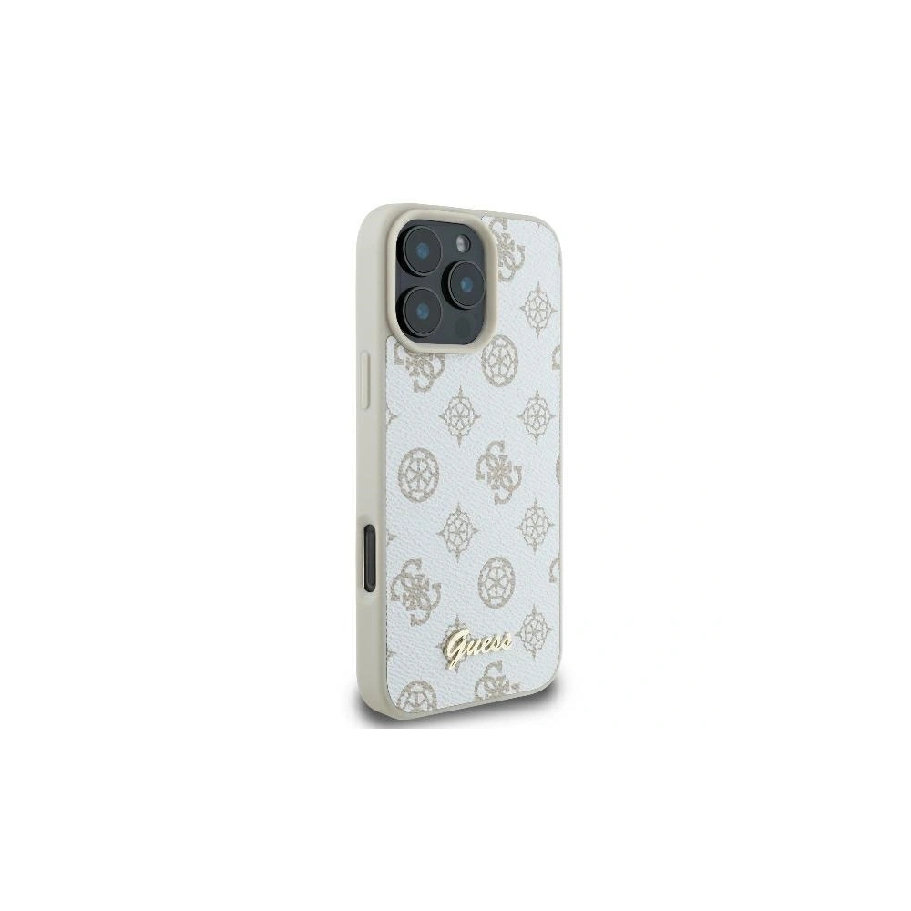 Hurtownia GSM - Etui Guess GUHMP16XPGPYSH Apple iPhone 16 Pro Max hardcase Peony Script Logo MagSafe biały - GUE3582 - {ean13} - Hurt