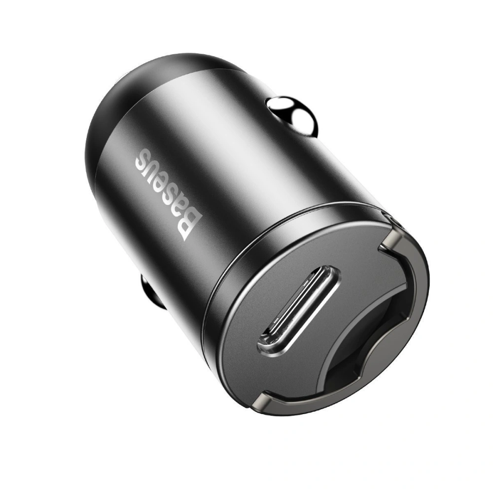 Wholesale Baseus Tiny Star Mini PPS Car Charge Type-C Port 30W Gray - BSU962GRY - {ean13} - Hurt