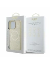 Hurtownia GSM - Etui Guess GUHMP16XPSAPSMED Apple iPhone 16 Pro Max hardcase Saffiano Peony Classic Logo MagSafe złoty - GUE3587 - {ean13} - Hurt