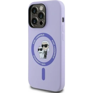 Hurtownia GSM - Caz Karl Lagerfeld KLHMP14LSCMKCRHU pentru Apple iPhone 14 Pro carcasă dură din silicon Karl&Choupette Heads Ring MagSafe mov - KLD2144 - {ean13} - Hurt