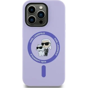 Hurtownia GSM - Caz Karl Lagerfeld KLHMP14LSCMKCRHU pentru Apple iPhone 14 Pro carcasă dură din silicon Karl&Choupette Heads Ring MagSafe mov - KLD2144 - {ean13} - Hurt