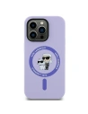 Hurtownia GSM - Caz Karl Lagerfeld KLHMP14LSCMKCRHU pentru Apple iPhone 14 Pro carcasă dură din silicon Karl&Choupette Heads Ring MagSafe mov - KLD2144 - {ean13} - Hurt