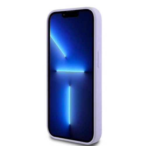 Etui Karl Lagerfeld KLHMP14LSCMKCRHU Apple iPhone 14 Pro hardcase Silicone Karl&Choupette Heads Ring MagSafe fioletowy - iPhone 14 Pro - Karl Lagerfeld