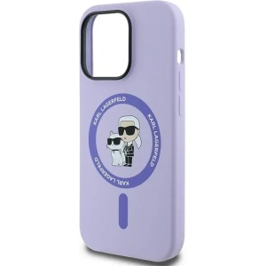 Hurtownia GSM - Caz Karl Lagerfeld KLHMP14LSCMKCRHU pentru Apple iPhone 14 Pro carcasă dură din silicon Karl&Choupette Heads Ring MagSafe mov - KLD2144 - {ean13} - Hurt