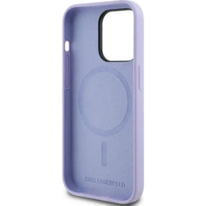 Wholesale Case Karl Lagerfeld KLHMP14LSCMKCRHU Apple iPhone 14 Pro hardcase Silicone Karl&Choupette Heads Ring MagSafe purple - KLD2144 - {ean13} - Hurt