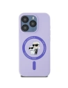 Hurtownia GSM - Etui Karl Lagerfeld KLHMP15LSCMKCRHU Apple iPhone 15 Pro hardcase Silicone Karl&Choupette Heads Ring MagSafe fioletowy - KLD2145 - {ean13} - Hurt