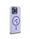 Hurtownia GSM - Caz Karl Lagerfeld KLHMP15LSCMKCRHU Apple iPhone 15 Pro hardcase din silicon Karl&Choupette Heads Ring MagSafe violet - KLD2145 - {ean13} - Hurt