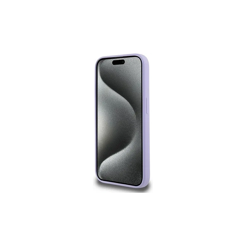 Hurtownia GSM - Fall Karl Lagerfeld KLHMP15LSCMKCRHU Apple iPhone 15 Pro Hardcase Silikon Karl&Choupette Köpfe Ring MagSafe lila - KLD2145 - {ean13} - Hurt