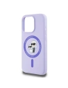 Hurtownia GSM - Caz Karl Lagerfeld KLHMP15LSCMKCRHU Apple iPhone 15 Pro hardcase din silicon Karl&Choupette Heads Ring MagSafe violet - KLD2145 - {ean13} - Hurt