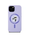 Hurtownia GSM - Etui Karl Lagerfeld KLHMP15SSCMKCRHU Apple iPhone 15 hardcase Silicone Karl&Choupette Heads Ring MagSafe fioletowy - KLD2146 - {ean13} - Hurt