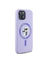 Hurtownia GSM - Případ Karl Lagerfeld KLHMP15SSCMKCRHU Apple iPhone 15 tvrdý obal silikonový Karl&Choupette Heads Ring MagSafe fialový - KLD2146 - {ean13} - Hurt