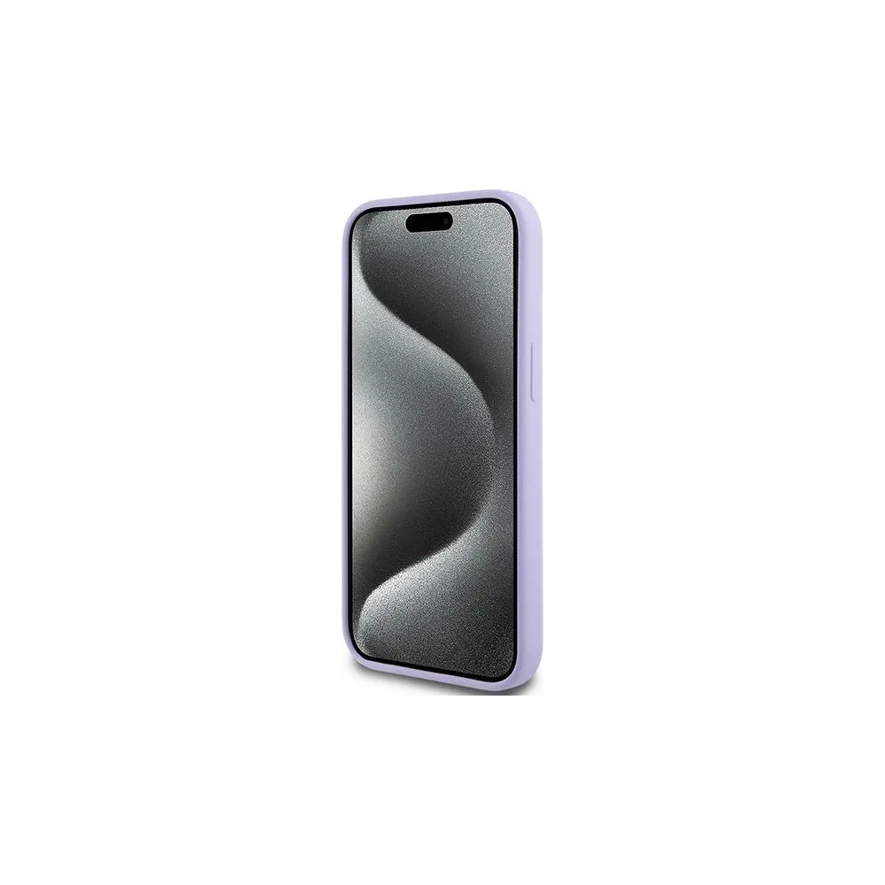Hurtownia GSM - Fall Karl Lagerfeld KLHMP15SSCMKCRHU Apple iPhone 15 Hardcase Silikon Karl&Choupette Köpfe Ring MagSafe lila - KLD2146 - {ean13} - Hurt