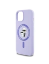 Hurtownia GSM - Fall Karl Lagerfeld KLHMP15SSCMKCRHU Apple iPhone 15 Hardcase Silikon Karl&Choupette Köpfe Ring MagSafe lila - KLD2146 - {ean13} - Hurt