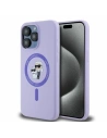 Hurtownia GSM - Eset Karl Lagerfeld KLHMP15XSCMKCRHU Apple iPhone 15 Pro Max kemény tok Szilikon Karl&Choupette Fejek Gyűrű MagSafe lila - KLD2147 - {ean13} - Hurt