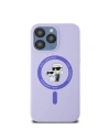 Hurtownia GSM - Eset Karl Lagerfeld KLHMP15XSCMKCRHU Apple iPhone 15 Pro Max kemény tok Szilikon Karl&Choupette Fejek Gyűrű MagSafe lila - KLD2147 - {ean13} - Hurt