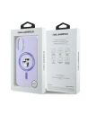 Hurtownia GSM - Eset Karl Lagerfeld KLHMP16MSCMKCRHU Apple iPhone 16 Plus keménytok Szilikon Karl&Choupette Fejek Gyűrű MagSafe lila - KLD2158 - {ean13} - Hurt