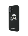 Hurtownia GSM - Eset Karl Lagerfeld KLHMP16MSKCHPPLK Apple iPhone 16 Plus kemény tok Szilikon Dupla Fej Nyomtatás MagSafe fekete - KLD2159 - {ean13} - Hurt