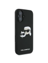 Wholesale Case Karl Lagerfeld KLHMP16MSKCHPPLK Apple iPhone 16 Plus hardcase Silicone Double Heads Print MagSafe black - KLD2159 - {ean13} - Hurt