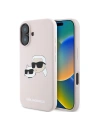 Wholesale Case Karl Lagerfeld KLHMP16MSKCHPPLP Apple iPhone 16 Plus hardcase Silicone Double Heads Print MagSafe pink - KLD2160 - {ean13} - Hurt